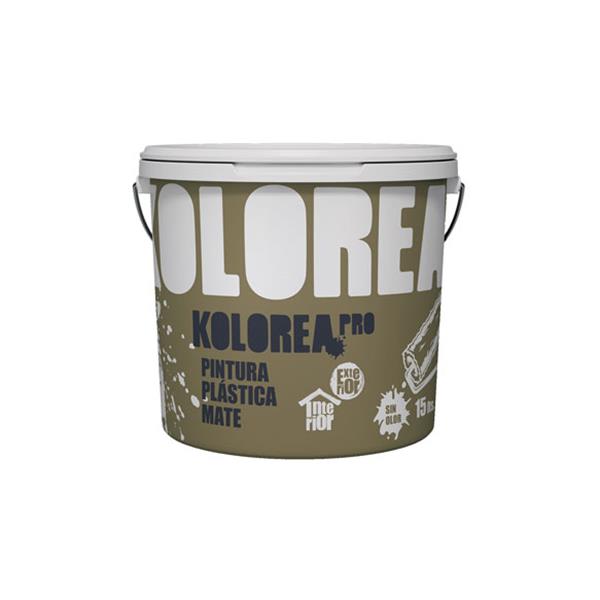 PINTURA PLASTICA BLANCO EXTERIOR INTERIOR PRO MATE 5 KG KOLOREA