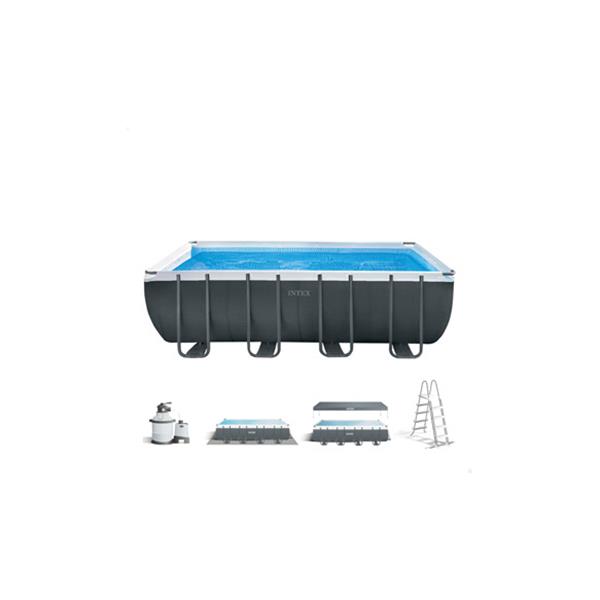 PISCINA RECTANGULAR DESMONTABLE ULTRA XTR CON DEPURADORA Y ACCESORIOS 549 X 274 X 132 CM