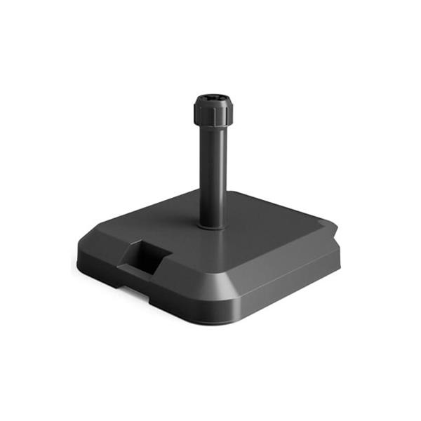 PIE PARASOL CEMENTO PP 36 KG CON RUEDAS  &Oslash; 18-53 MM NEGRO