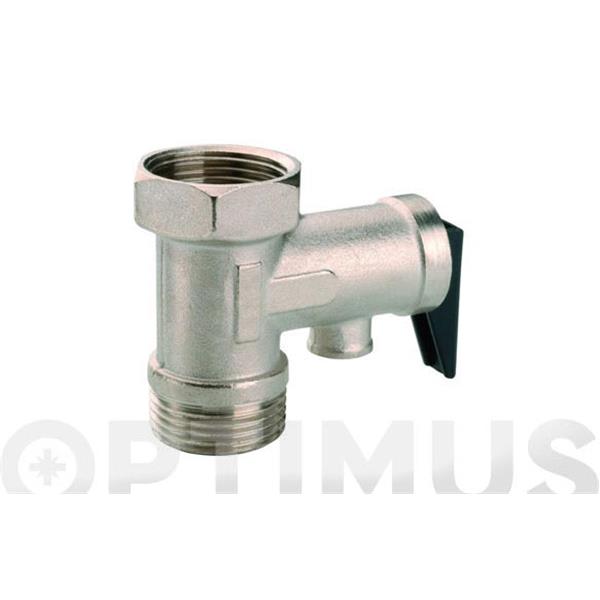 VALVULA SEGURIDAD CON PURGA TERMO 1/2"-9 BAR STANDAR HIDRAULICA