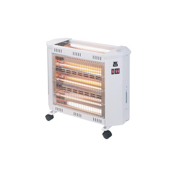 ESTUFA CUARZO 4 BARRAS RUEDAS 2400 WT  HUMIDIFICADOR - BLANCO BOXPLUS