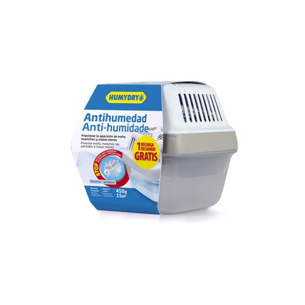 ANTIHUMEDAD DISPOSITIVO + 2 RECARGAS 450 GR HUMYDRY NEUTRO PREMIUM PLUS HUMEX