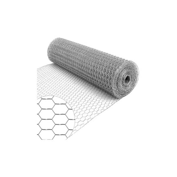 MALLA TRIPLE TORSION GALVANIZADA 13 X 0,7 MM 1 X 25 M