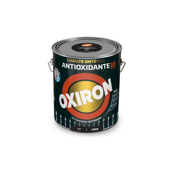 ESMALTE ANTIOXIDANTE OXIRON FORJA 4 LT NEGRO TITAN