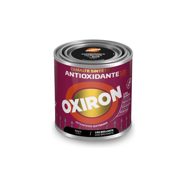 ESMALTE ANTIOXIDANTE OXIRON LISO BRILLO 750 ML NEGRO TITANLUX