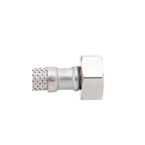 CONEXION FLEXIBLE ACERO INOX HEMBRA 3/8" - HEMBRA 3/8" 35 CM H2O