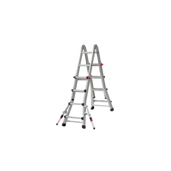 ESCALERA ALUMINIO TELESCOPICA PLEGLABE TELEFLEX 4+4 PELDA&Ntilde;OS KYLATE