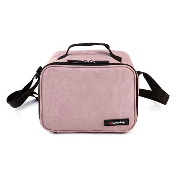 BOLSA PORTA ALIMENTOS ON THE GO ROSA + CONTENEDOR VIDRIO 0,840 ML