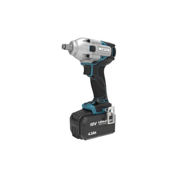 LLAVE DE IMPACTO 1/2" 300 NM BATERIA DE 4.0 AH Y CARGADOR WESCO