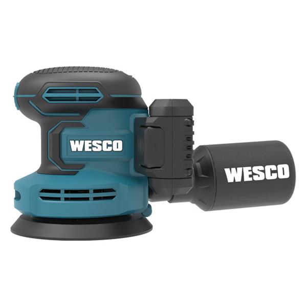 LIJADORA EXCENTRICA 18 V. BATERIA DE 2.0 AH Y CARGADOR WESCO