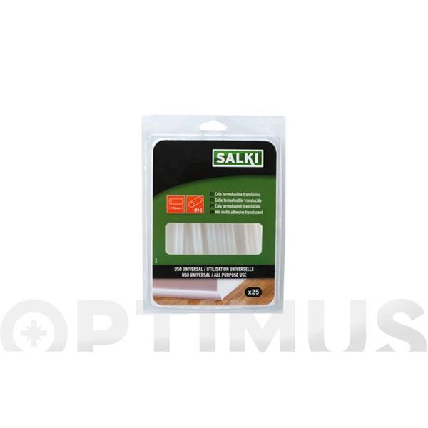 COLA TERMOFUSIBLE BARRA 22 UDS &Oslash; 8 X 95 MM TRANSPARENTE