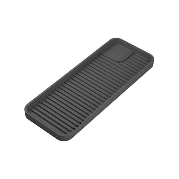 BANDEJA FREGADERA SILICONA SARTENERO TYDI MAT XL 30,5 X 12CM CROMADO METALFLEX