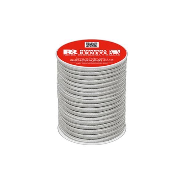 CUERDA ELASTICA POLIESTER / LATEX BLANCO &Oslash; 6 MM 15 MT ROMBULL