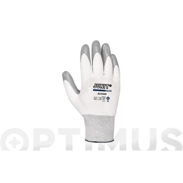 GUANTE "JUNIT" DE NYLON CON RECUBRIMIENTO NITRILO PALMA AC5-440 T-10  JUBA 