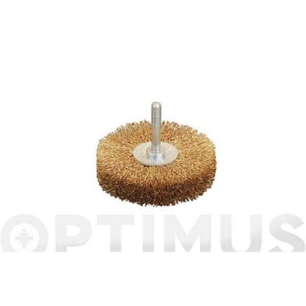 CEPILLO TIPO DISCO PUA LATONADA ESPIGA 6 MM 75X0,30X6 MM CDE7500E JAZ