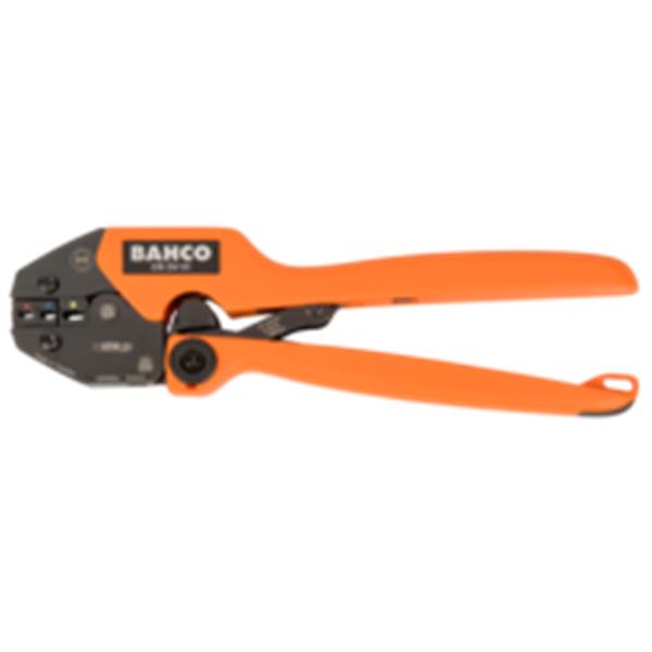 ALICATE PRENSATERMINALES CARRACA PARA CONECTORES AISLADOS PERFIL OVALADO 20 AWG - 10 AWG  CR OV 01  BAHCO