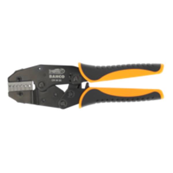 ALICATE PRENSATERMINALES CARRACA  DESEMBRAGABLE TERMINALES TUBULARES 225 MM 0.5-4.0 AWG CRW05 BAHCO