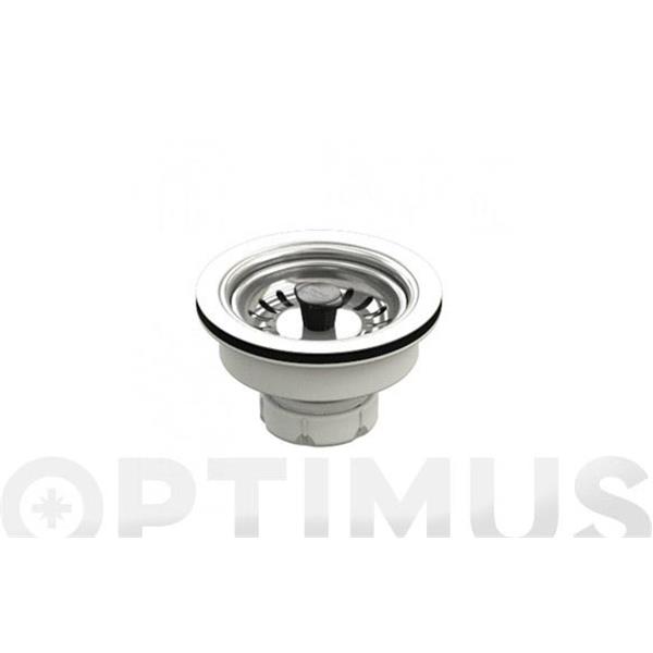 VALVULA FREGADERA S-128 1"1/2 x 115 INOX JIMTEN 
