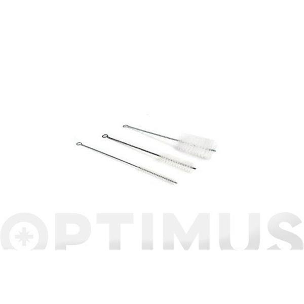 CEPILLO EN ESPIRAL NILON BLANCO &Oslash; 10 X 100 MM LONGITUD UTIL 310 MM LONGITUD TOTAL JAZ 