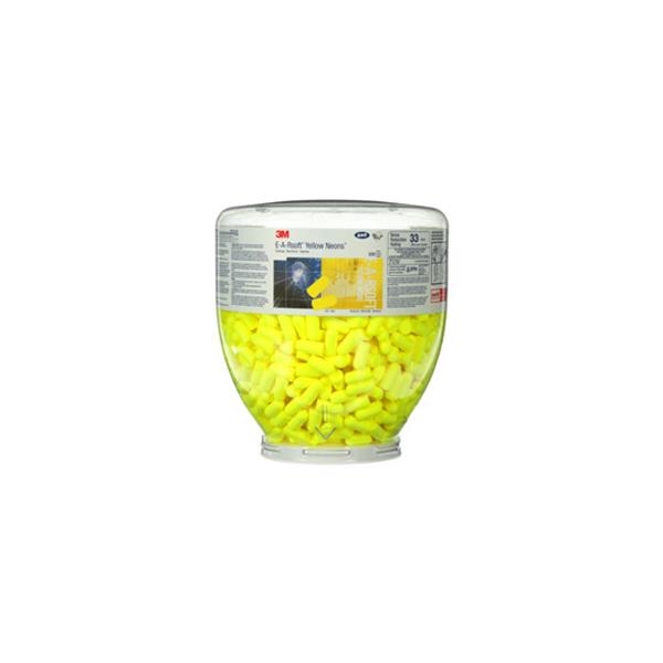 RECARGA TAPON EARSOFT YELLOW NEONS PARA DISPENSADOR ONE TOUCH 500 PARES 3M 