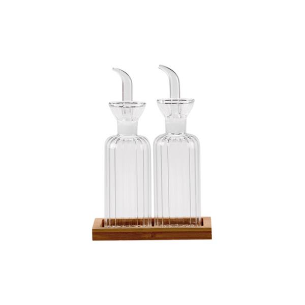 ACEITERA/VINAGRERA SET 2U 15 X 8,5 X 22 CM .