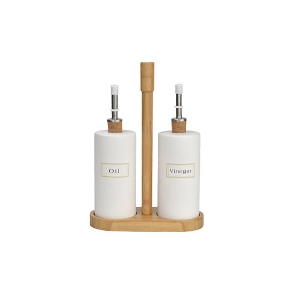 ACEITERA/VINAGRERA SET 2U BASE BAMBU .