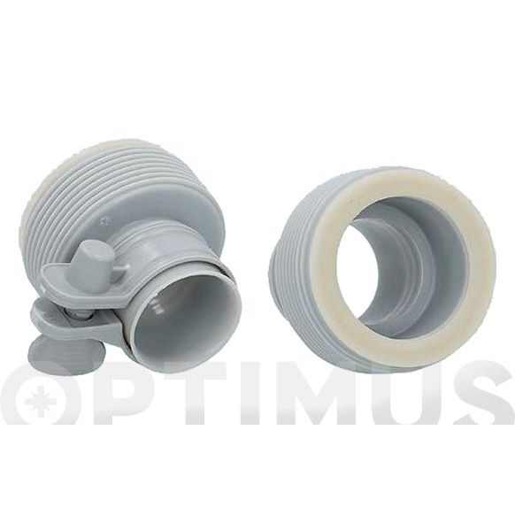 ADAPTADOR PISCINAS B 2 PIEZAS DE 32 MM A 38 MM INTEX 