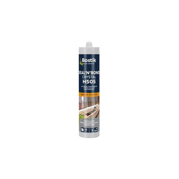 ADHESIVO DE MONTAJE H505 SEAL N BOND CRYSTAL 290 ML TRANSPARENTE