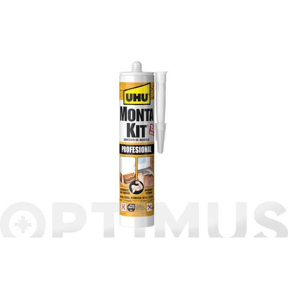 ADHESIVO DE MONTAJE MONTA KIT PROFESIONAL EN CARTUCHO 350ML UHU IMEDIO
