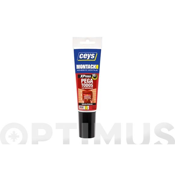 ADHESIVO DE MONTAJE MONTACK TRANSPARENTE INMEDIATO 190GR CEYS