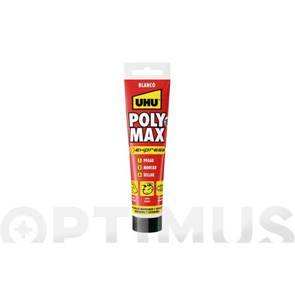 ADHESIVO DE MONTAJE POLY MAX EXPRESS BLANCO 165GR UHU IMEDIO
