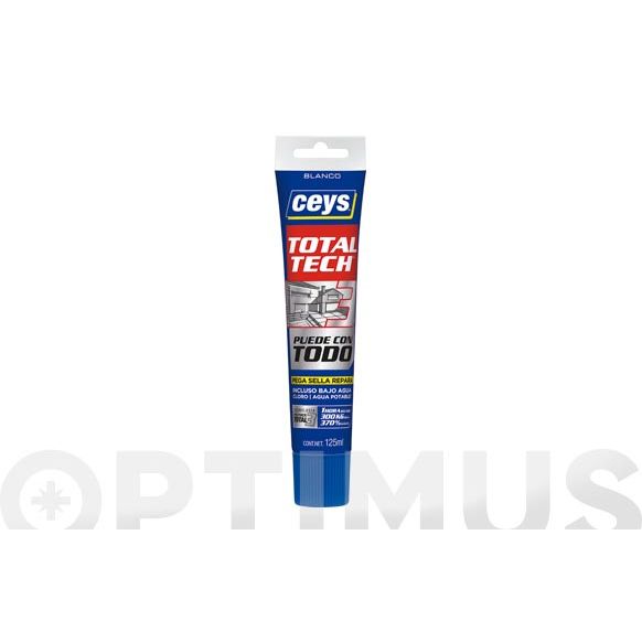ADHESIVO DE MONTAJE SELLADOR TOTAL TECH TUBO 125 ML BLANCO CEYS