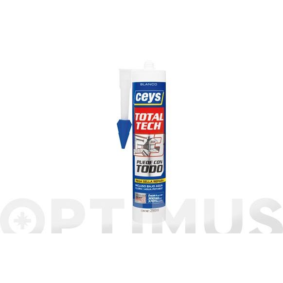 ADHESIVO DE MONTAJE SELLADOR TOTAL TECH NEGRO 290 ML CEYS