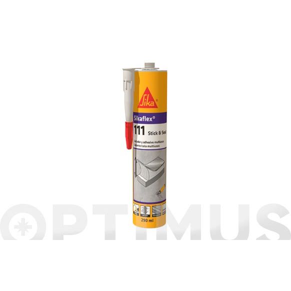 ADHESIVO DE MONTAJE SIKAFLEX 111 STEAK&SEAL BLANCO 290 ML 