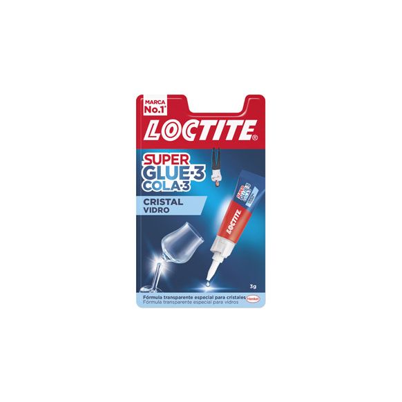 ADHESIVO INSTANTANEO SUPER GLUE-3 CRISTAL 3 GR LOCTITE