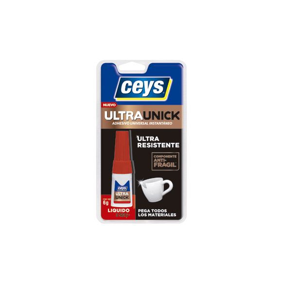 ADHESIVO INSTANTANEO ULTRAUNICK LIQUIDO 6 GR CEYS