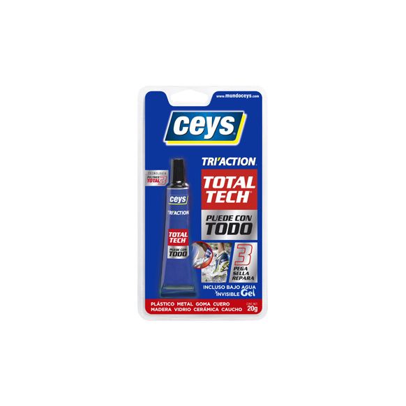 ADHESIVO UNIVERSAL TOTAL TECH TRACTION 20 GR CEYS