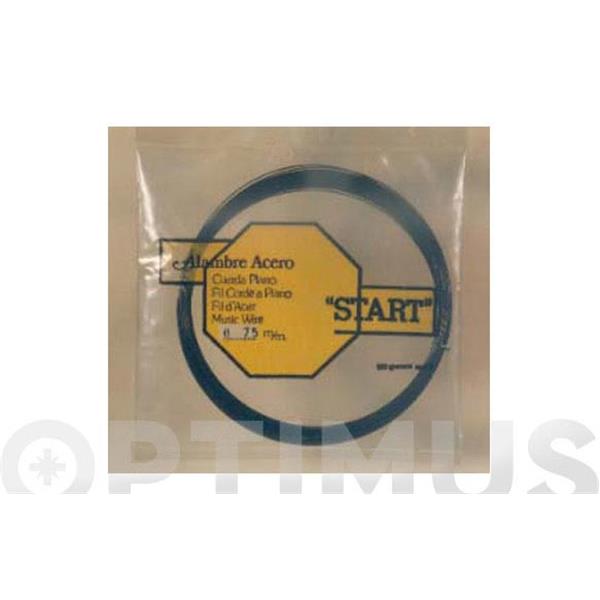 ALAMBRE CUERDA PIANO EN ROLLO 500 GR 2 MM 