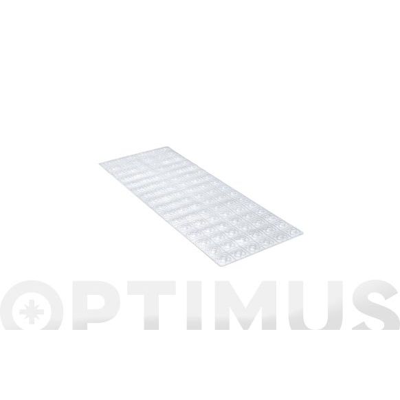 ALFOMBRA BA&Ntilde;O ANTIDESLIZANTE CON VENTOSAS BCN 36X97 TRANSLUCIDO TATAY.