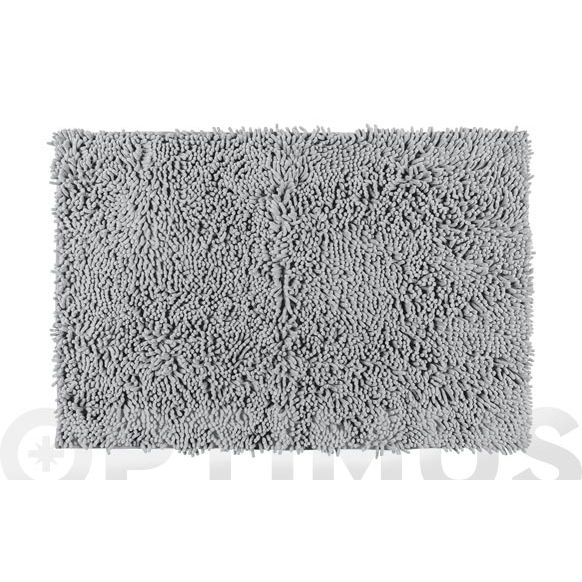 ALFOMBRA DE BA&Ntilde;O CHENILLE GRIS CLARO 50 X 80 CM WENKO .