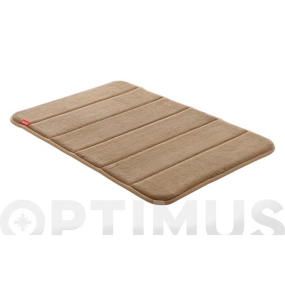 ALFOMBRA PARA BA&Ntilde;O BEIGE TATAY (MODELO NUVOLA) (40X60CM) TATAY