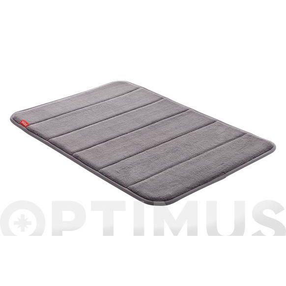 ALFOMBRA PARA BA&Ntilde;O GRIS TATAY (MODELO NUVOLA) (40X60CM)