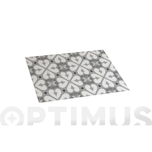 ALFOMBRA VINILICA CROMA 45X75 CM BCN GRISES