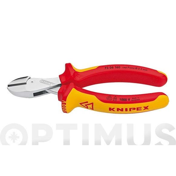 ALICATE CORTE DIAGONAL VDE 7306-1 MANGO AISLADO KNIPEX