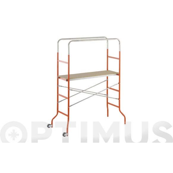ANDAMIO ACERO PINTADO PLATAFORMA MADERA 120 KG GIERRE