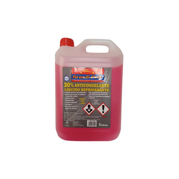 ANTICONGELANTE REFRIGERANTE 5LT 30% -18&ordm; ROSA BOTTARI