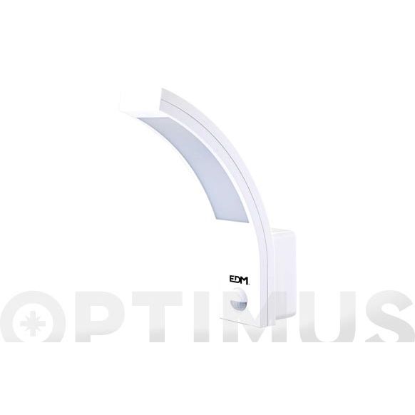 APLIQUE EXTERIOR CON SENSOR LED 750 LM IP54 10 W 4000K EDM
