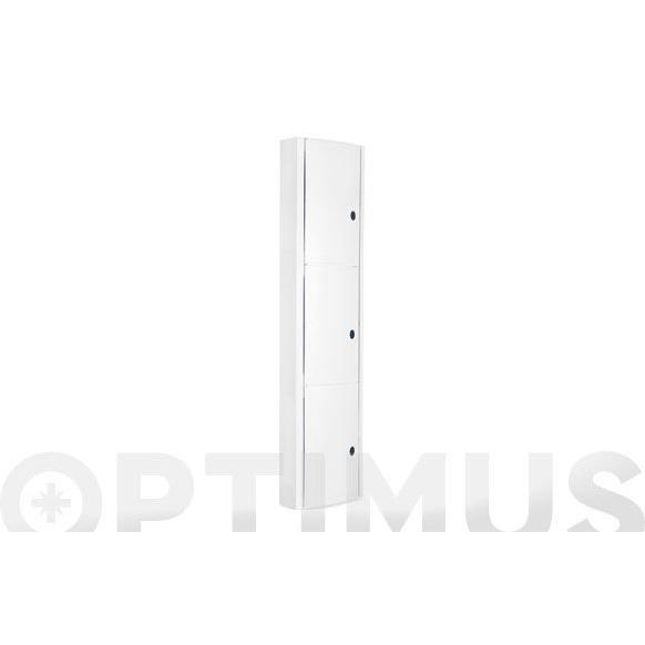 ARMARIO DE BA&Ntilde;O VERTICAL BLANCO 22X10,5X90,5 TATAY