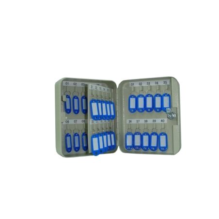 ARMARIO LLAVERO 40 LLAVES METALICO GRIS KYLATE