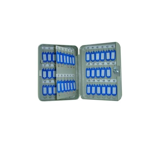 ARMARIO LLAVERO 60 LLAVES METALICO GRIS KYLATE